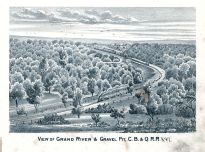 Grand River and Gravel Pit, Union County 1876